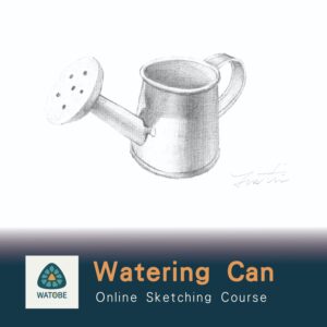 Beginner Drawing Course –Watering Can(Video + Templates)